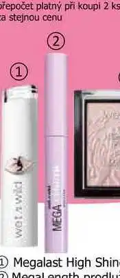 Teta wet n wild MegaLength prodlužující řasenka nabídka