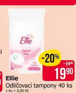 Teta Ellie Odličovací tampony 40 ks nabídka