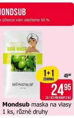 Teta Mondsub maska na vlasy 1 ks, různé druhy nabídka