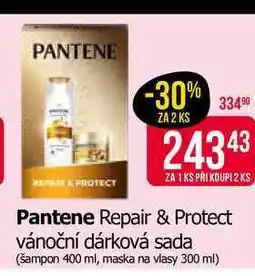 Teta Pantene Repair & Protect vánoční dárková sada (šampon 400 ml, maska na vlasy 300 ml) nabídka