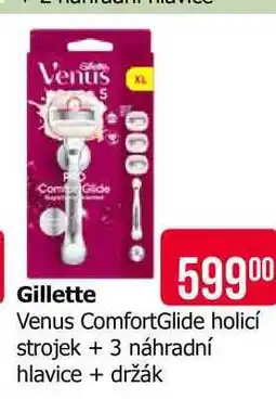 Teta Gillette Venus ComfortGlide holicí strojek +3 náhradní hlavice+držák nabídka