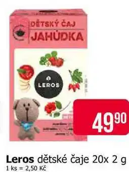 Teta Leros dětské čaje nabídka