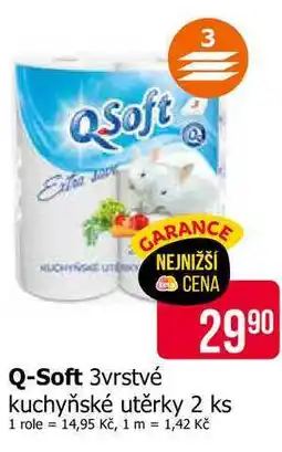 Teta QSoft kuchyňské utěrky 2 ks nabídka