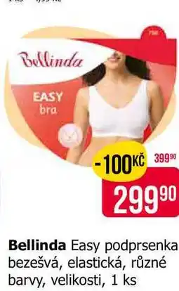 Teta Bellinda Easy podprsenka bezešvá, elastická, různé barvy, velikosti, 1 ks nabídka