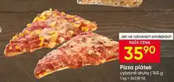 Hruška Pizza plátek vybrané druhy nabídka