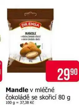 Teta DR.ENSA Mandle v mléčné čokoládě se skořicí nabídka
