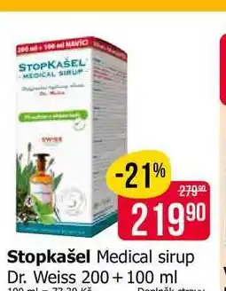 Teta Stopkašel Medical sirup Dr. Weiss 200+ 100 ml nabídka
