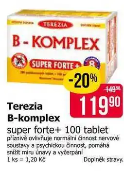 Teta Terezia B-komplex super forte+ 100 tablet nabídka