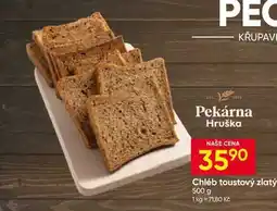 Hruška Chléb toustový zlatý nabídka