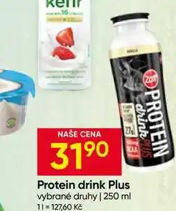 Hruška ZOTT Protein drink Plus vybrané druhy nabídka