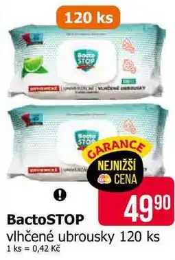 Teta BactoSTOP vlhčené ubrousky 120 ks nabídka