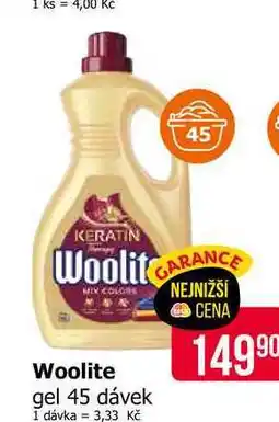 Teta Woolite gel 45 dávek nabídka
