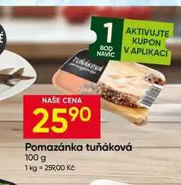 Hruška gASTRO Pomazánka tuňáková nabídka