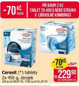 Teta Ceresit tablety 2x 450 g, strojek 100 g nabídka