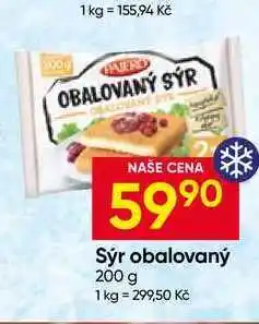 Hruška Pajero Sýr obalovaný nabídka