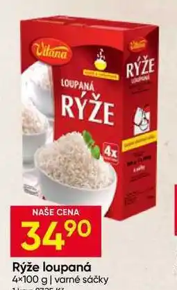 Hruška Vitana Rýže loupaná 4x100 g varné sáčky nabídka