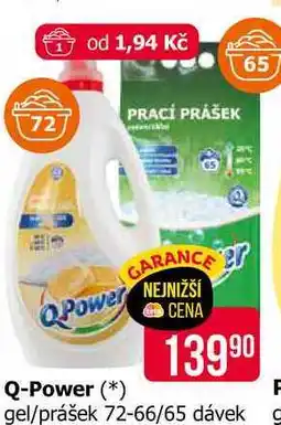 Teta Q-Power gel/prášek 72-66/65 dávek nabídka