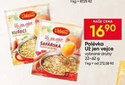 Hruška Vitana Polévka Už jen vejce vybrané druhy nabídka