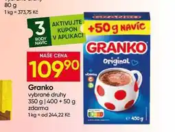 Hruška Granko vybrané druhy 400 + 50 g zdarma nabídka