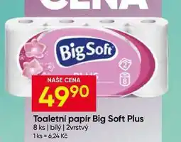 Hruška Toaletní papír Big Soft Plus 8 ks nabídka