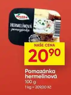 Hruška Pomazánka hermelínová nabídka