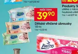Hruška Dětské vlhčené ubrousky 120 ks nabídka