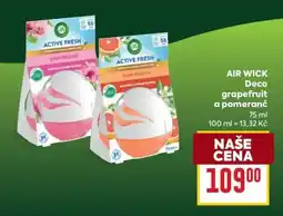 Billa AIR WICK Deco grapefruit a pomeranč nabídka