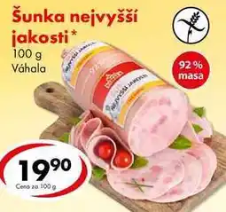 CBA Šunka nejvyšší jakosti nabídka