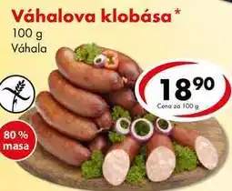 CBA Váhalova klobása nabídka