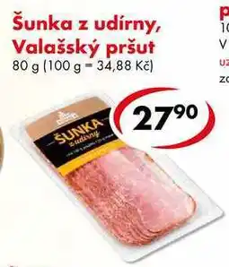 CBA Šunka z udírny, Valašský pršut nabídka