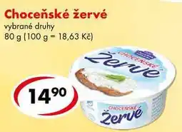 CBA Choceňské žervé nabídka