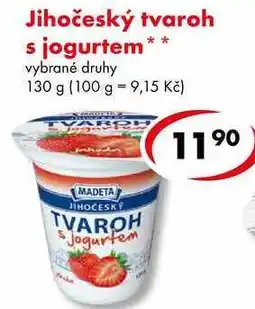 CBA Jihočeský tvaroh s jogurtem nabídka