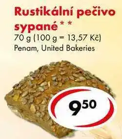 CBA Rustikální pečivo sypané nabídka