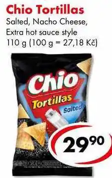 CBA Chio Tortillas nabídka