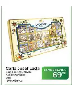 Tamda Foods Carla Josef Lada krabička s mléčnými neapolitánkami nabídka