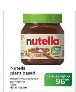 Tamda Foods Nutella plant based lískooříšková kakaová pomazánka nabídka