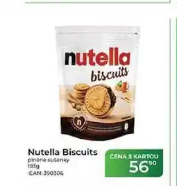 Tamda Foods Nutella Biscuits plněné sušenky nabídka