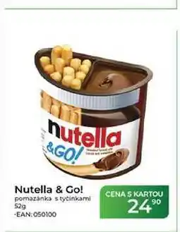 Tamda Foods Nutella & Go! pomazánka s tyčinkami nabídka