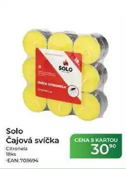 Tamda Foods Solo Čajová svíčka Citronela 18ks nabídka