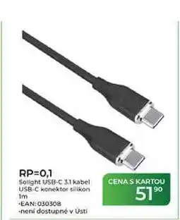 Tamda Foods RP=0,1 Solight USB-C 3.1 Kabel USB-C konektor silikon 1m nabídka