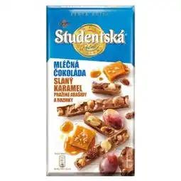Tamda Foods ORION STUDENTSKÁ PEČEŤ ZLATÁ EDICE mléčná čokoláda se slaným karamelem 170g nabídka