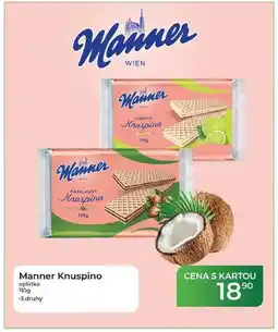 Tamda Foods Manner Knuspino oplatka nabídka