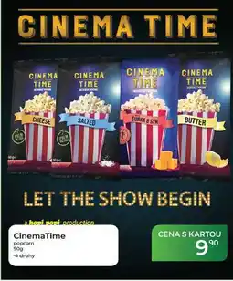 Tamda Foods CinemaTime popcorn nabídka