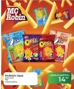 Tamda Foods McRobin Opss slaný snack nabídka