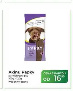Tamda Foods Akinu Papky pamlsky pro psy 100g-120g nabídka