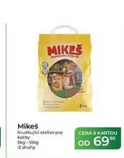 Tamda Foods Mikeš hrudkující stelivo pro kočky 5kg-10kg nabídka