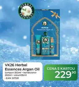 Tamda Foods VK26 Herbal Essences Argan Oil šampon 350ml + kondicionér 250ml + sérum95ml nabídka
