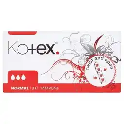 Tamda Foods Kotex Normal tampóny 32 ks nabídka