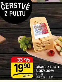 Flop CÍSAŘSKÝ SÝR S OKY 30% nabídka
