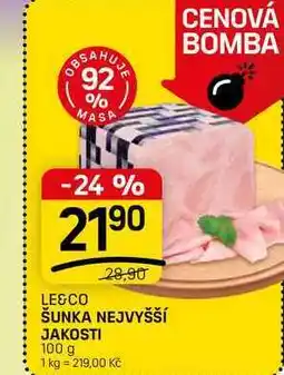 Flop ŠUNKA NEJVYŠŠÍ JAKOSTI nabídka